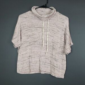 Ginger G cowl neck light top size small